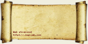 Angelina Stojanović vizit kartica